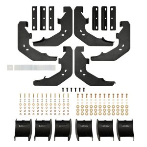 GMC Yukon XL Floor Mat Set - Front + Rear - 3D MAXpider - Kagu Series - Black - `15-`20